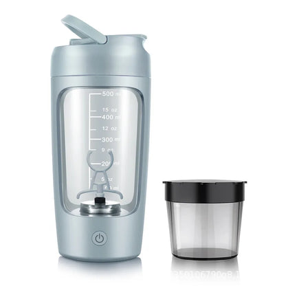 USB Electric Portable Whey Protein Shaker Bottle, Fully Automatic Stirring Cup Rechargeable Gym BA Free Cocktail Blend
