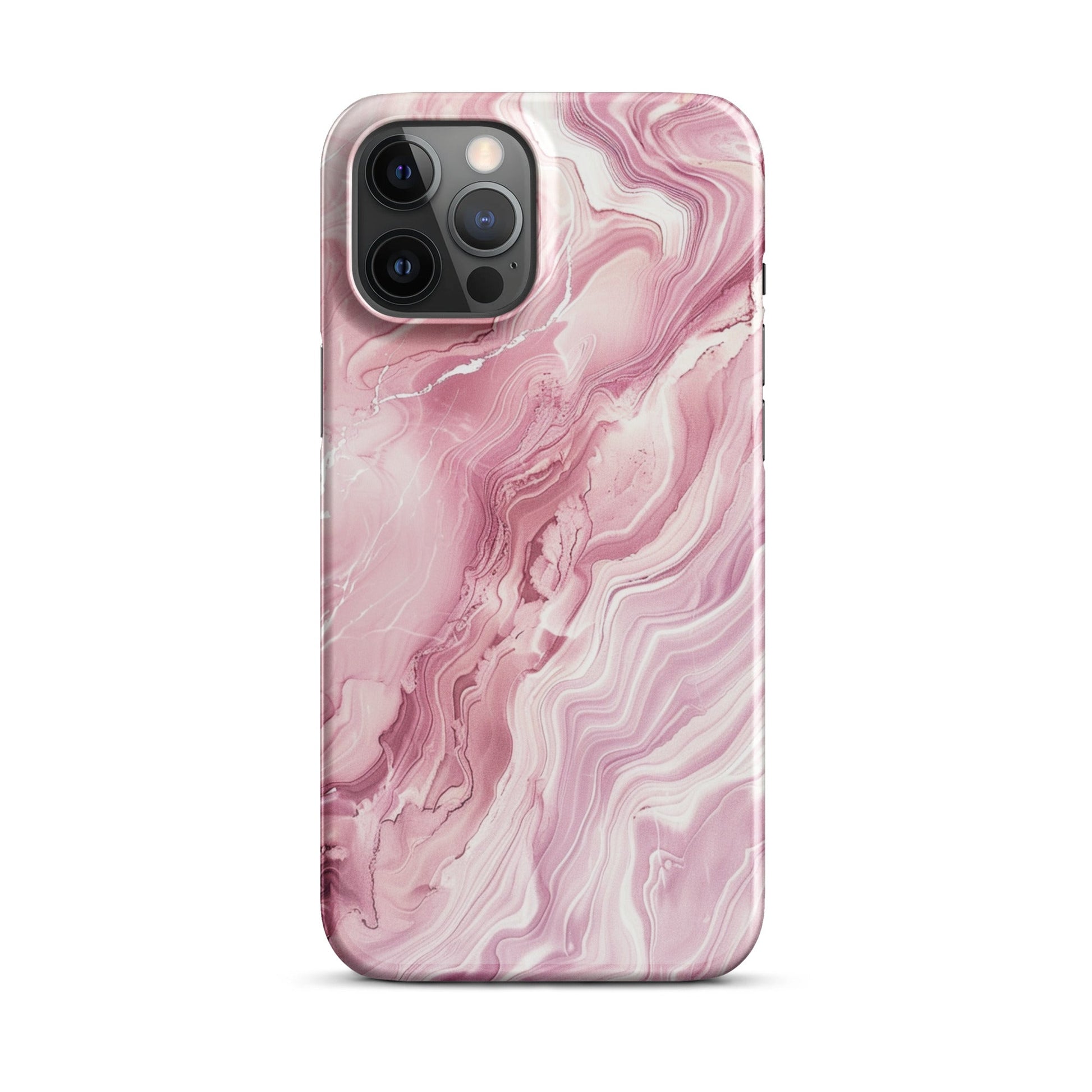 Pink Marble Phone case for iPhone-13
