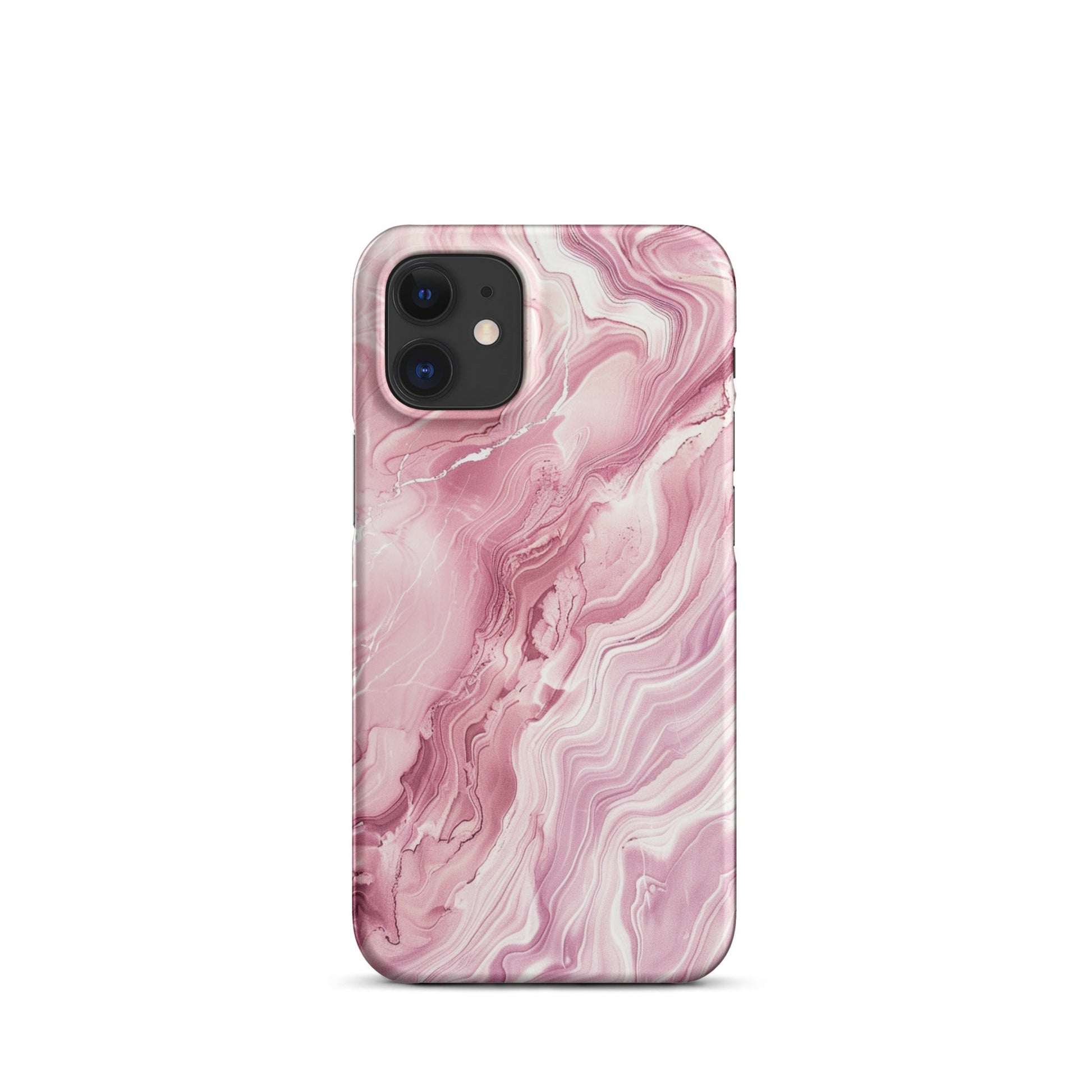 Pink Marble Phone case for iPhone-8