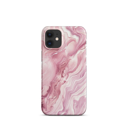 Pink Marble Phone case for iPhone-8