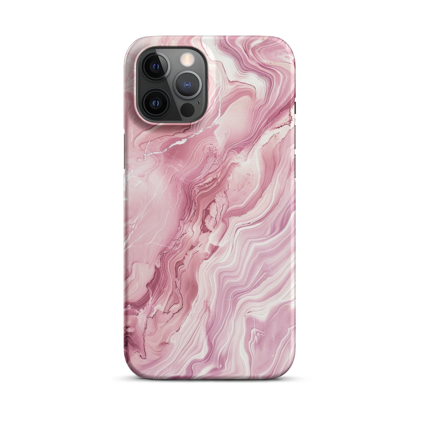 Pink Marble Phone case for iPhone-14