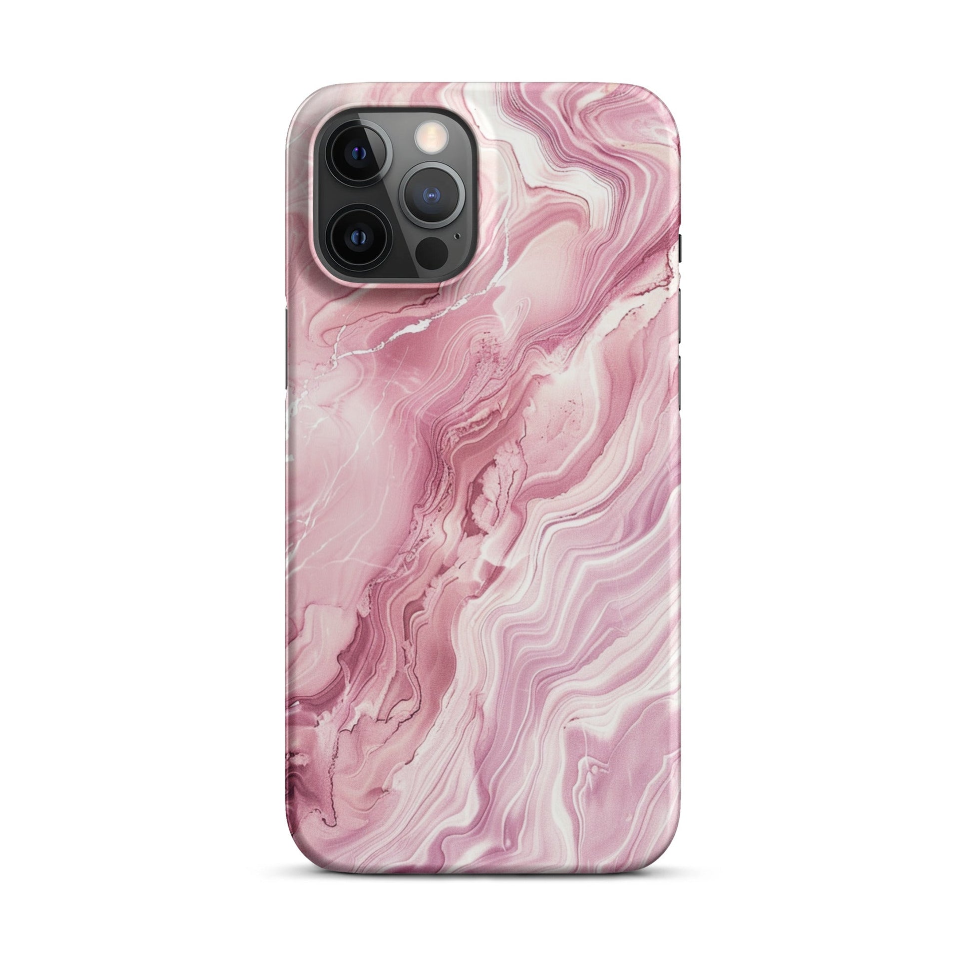 Pink Marble Phone case for iPhone-14