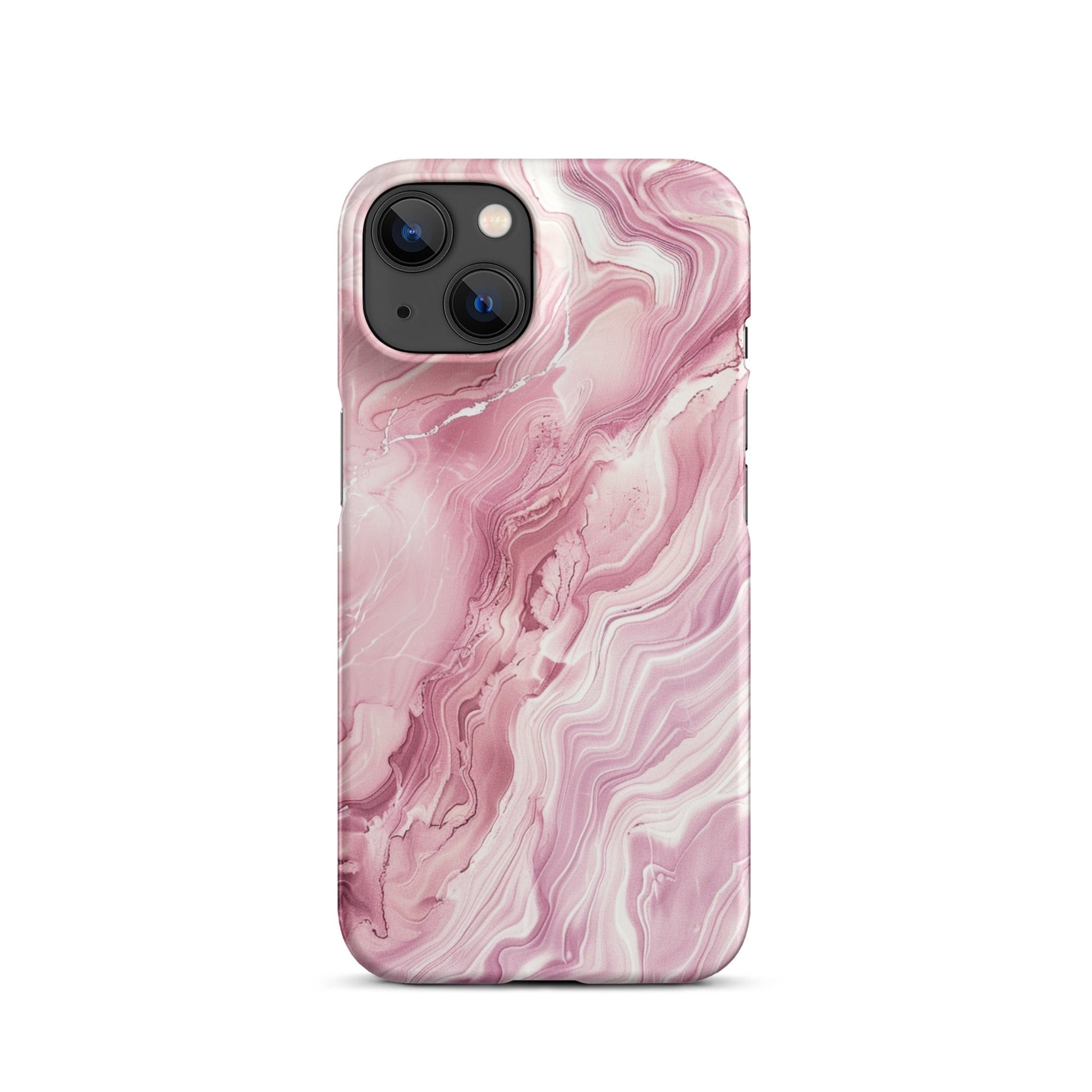 Pink Marble Phone case for iPhone-24
