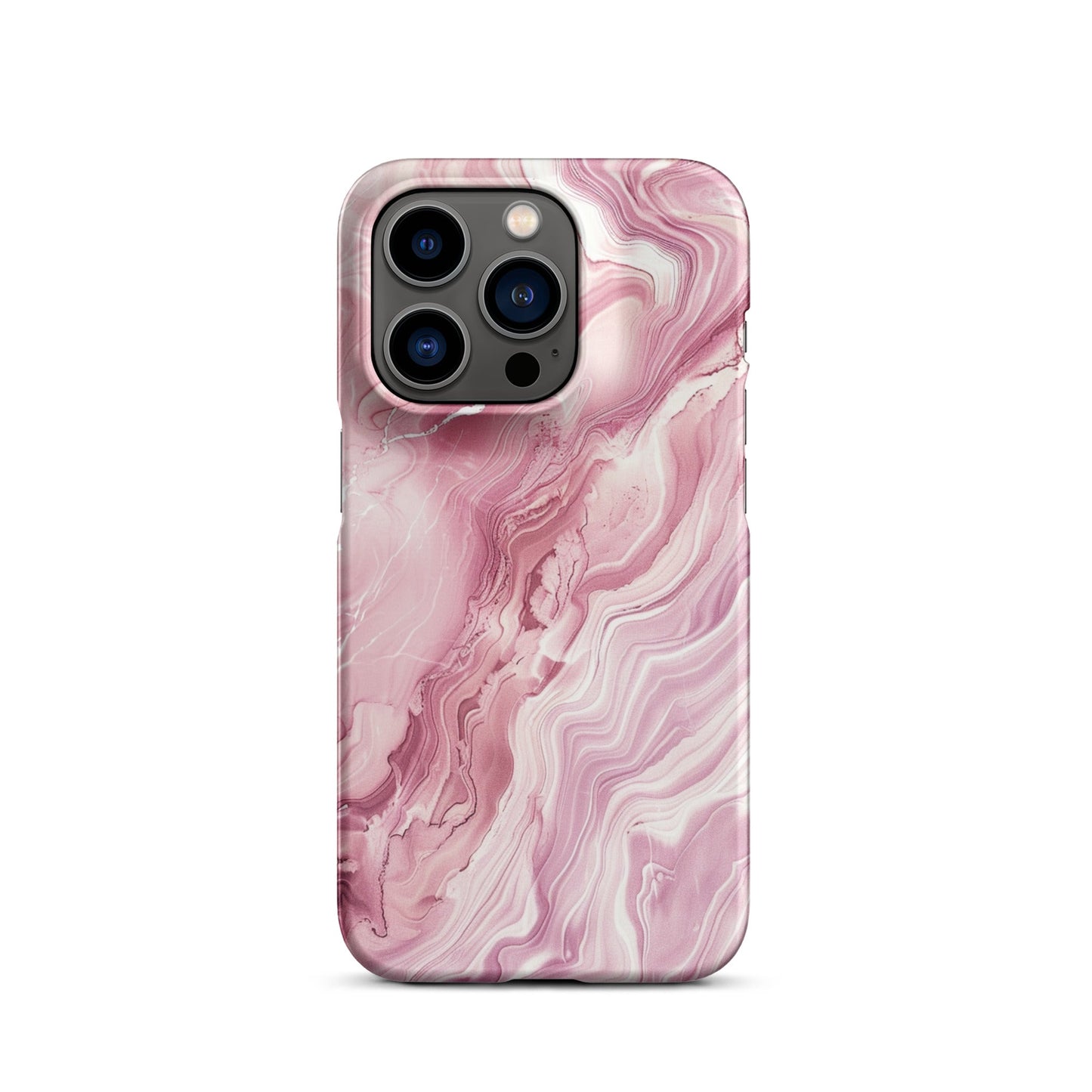 Pink Marble Phone case for iPhone-28